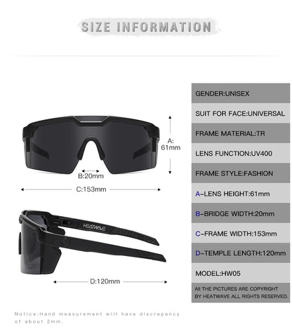 Eat Wave Luxury Cycling Sunglasses with Conjoined Lens