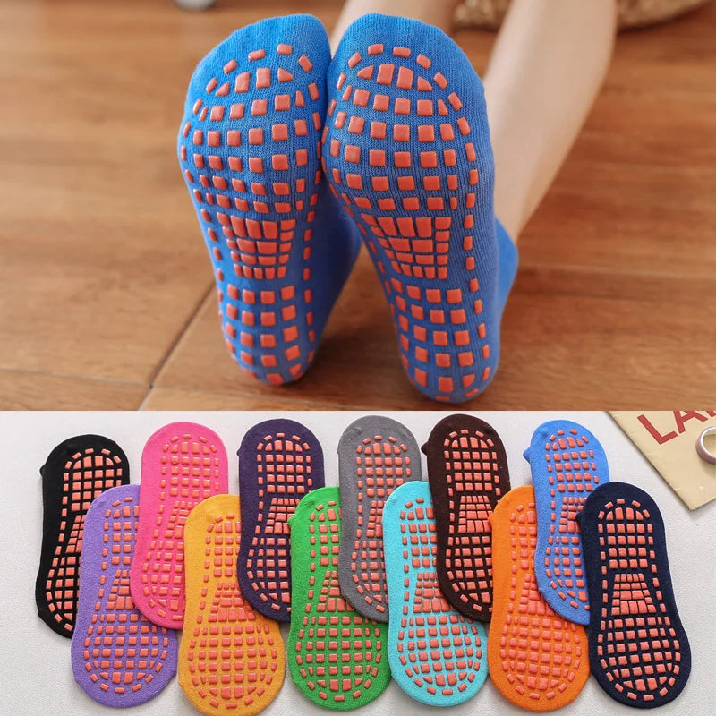 Anti-Slip Breathable Cotton Rubber Socks