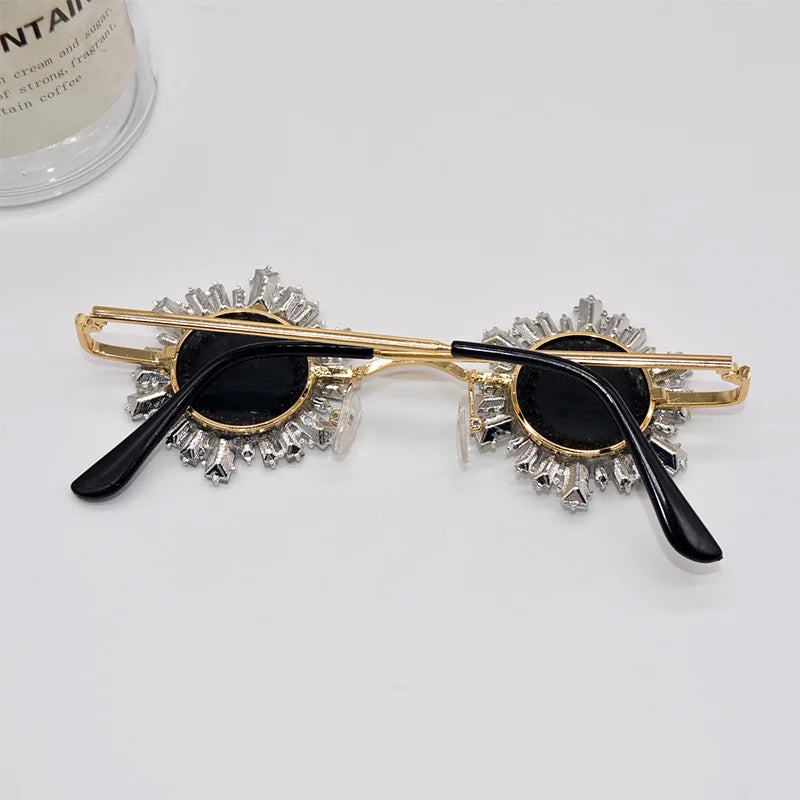 Round Diamond Sunglasses for Girls