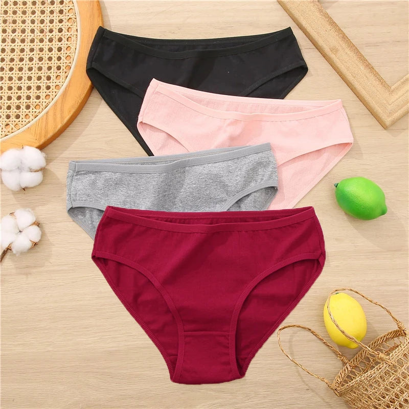 Seamless G-String Panties 3-Pack – Sexy, Low-Waist Bikini Panties