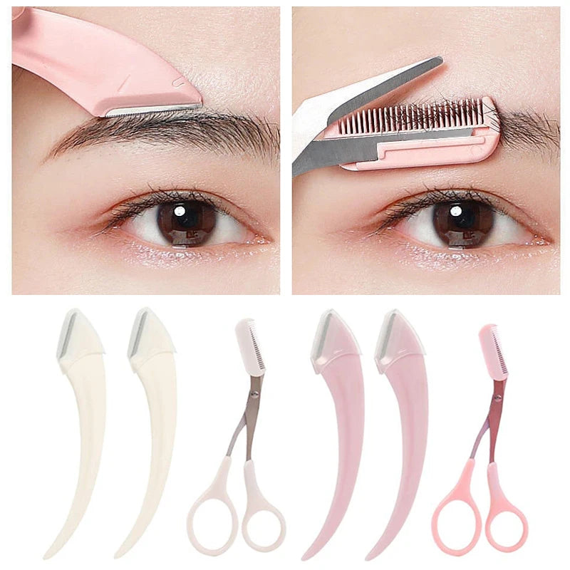 Precision Eyebrow Trimming Set: Professional Grooming Tools