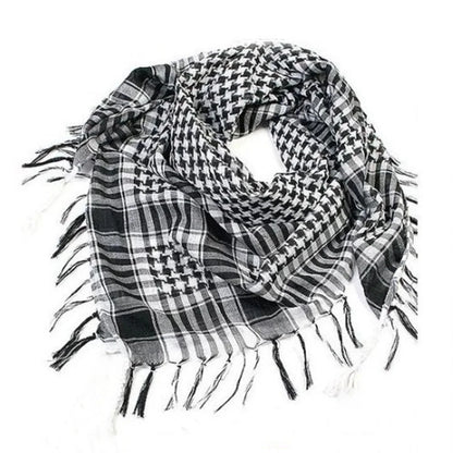 Men Women Tacticals Arab Scarf Fashion Lightweight Hijab Scarf Spring Army Plaid Head Scarf Keep Warm Scarfs Outdoor Equipment