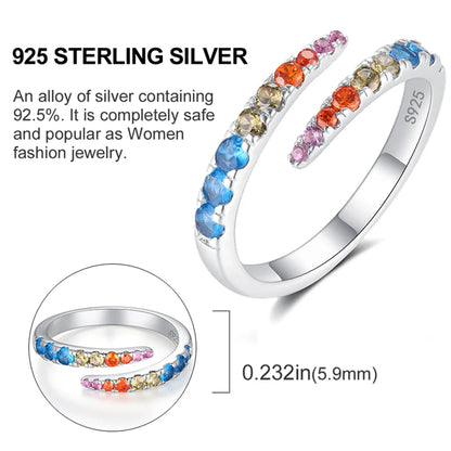 New Red Heart Ring 925 Sterling Silver Sparkling Ring for Women 925 Silver Design Original Zircon Rings Festival Jewelry Gift