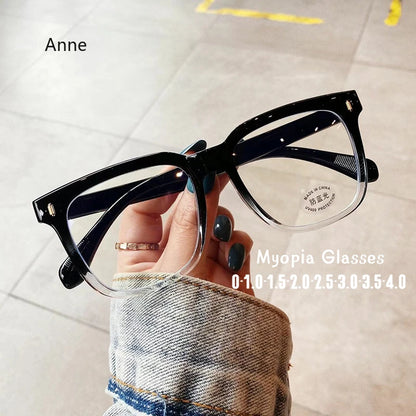 Large Transparent Myopia Glasses for Women