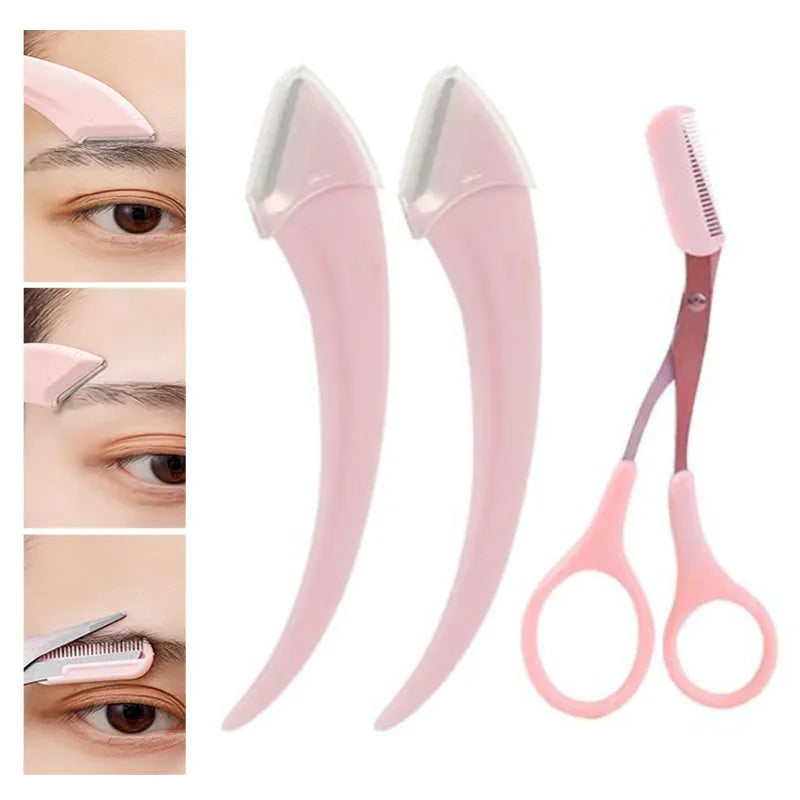 Precision Eyebrow Trimming Set: Professional Grooming Tools