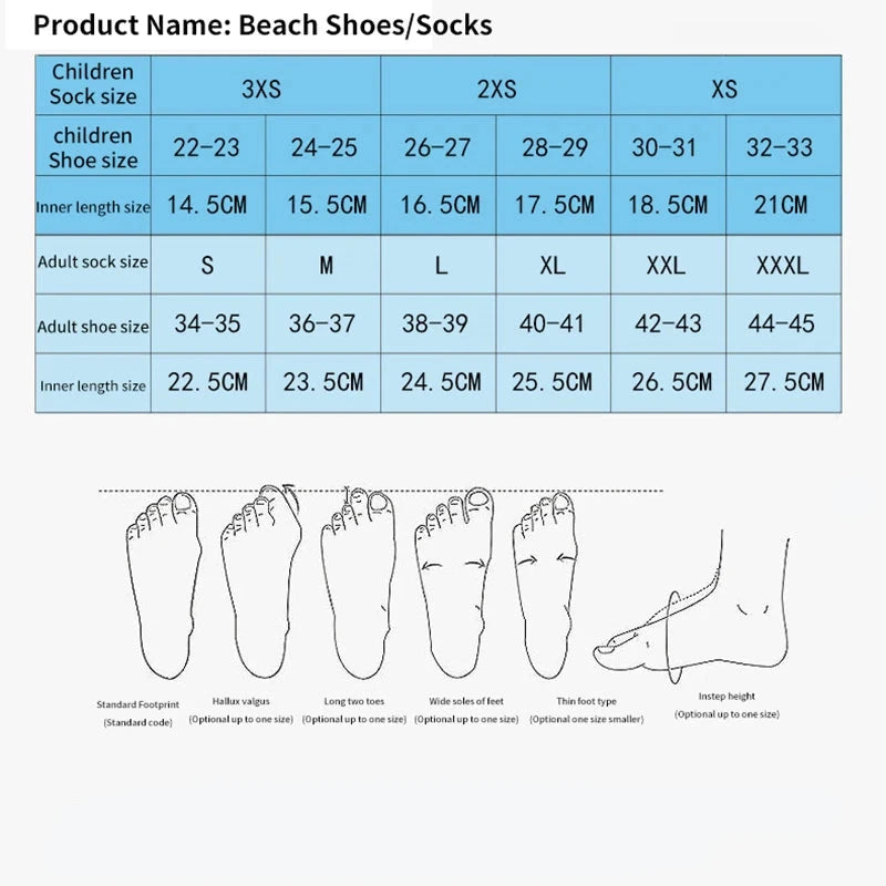 Swimming Non-Slip Snorkeling Deep Diving Warm Waterproof Beach Socks Shoes