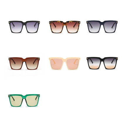 Vintage Oversized Square Sunglasses for Women