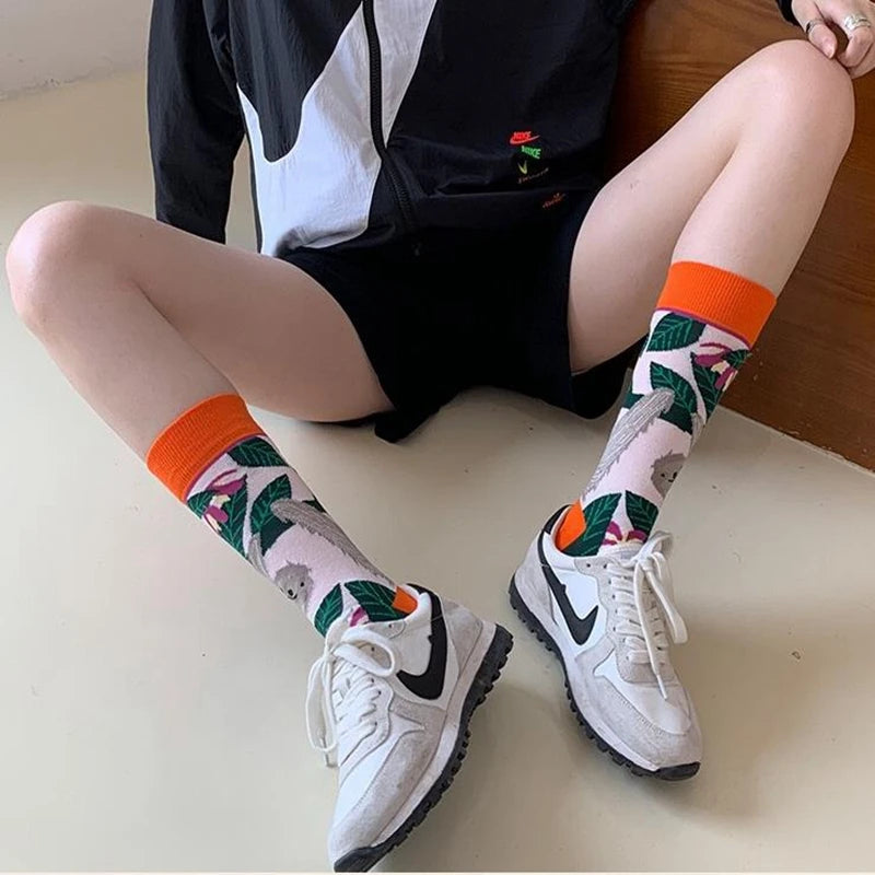 Colorful Spring Autumn Stockings for Women