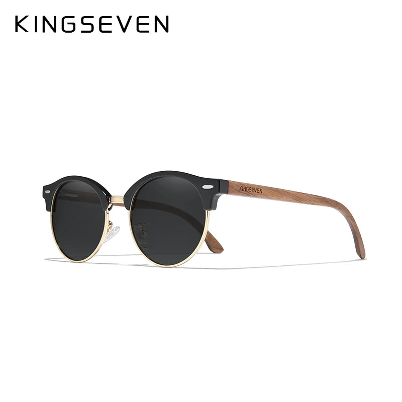 Handmade Black Walnut Wood Sunglasses