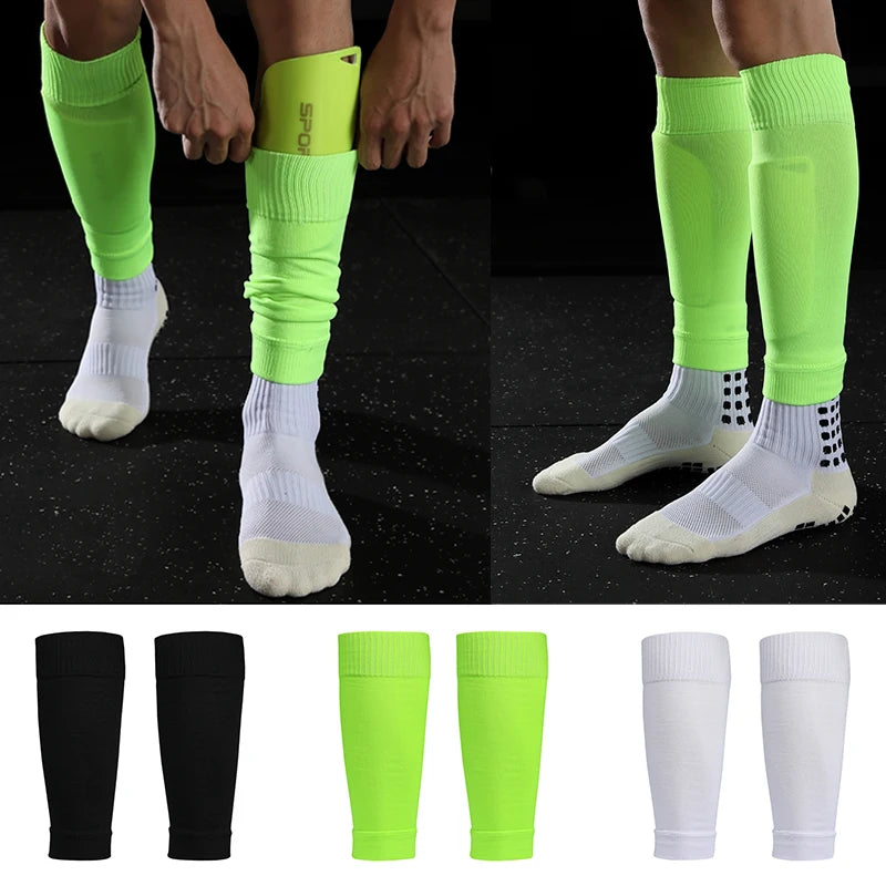 Knee-High Football Socks with Shin Pads