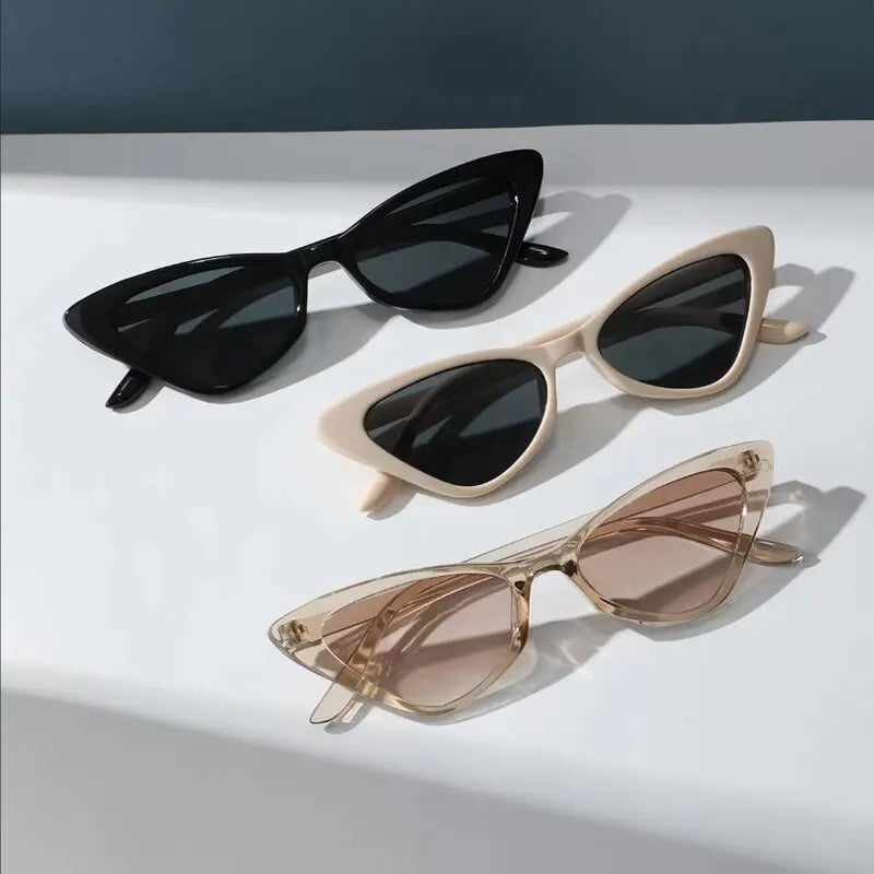 Stylish Cat Eye Sunglasses Set – 3 Pairs of Vintage-Inspired Shades