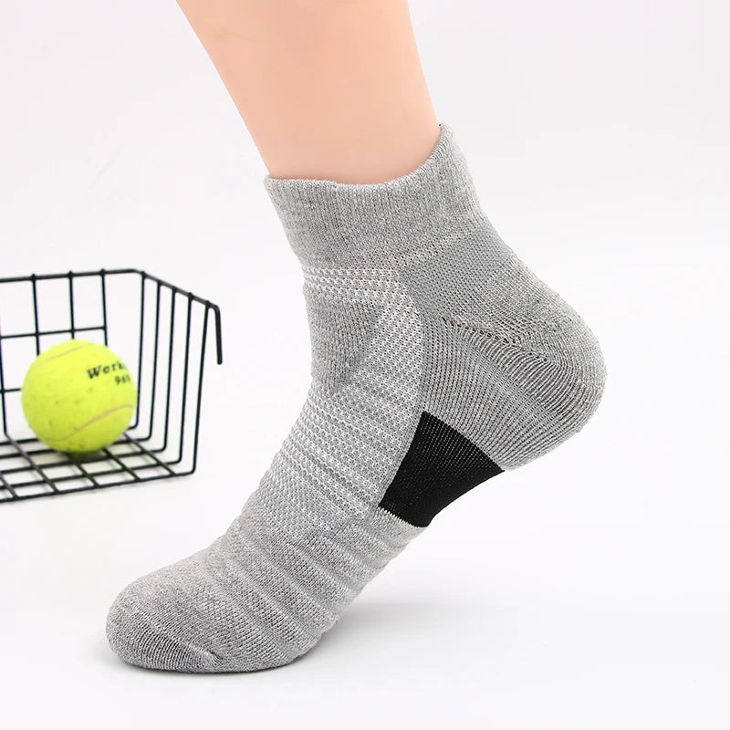 3 Pairs Mesh Sports Terry Socks