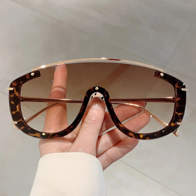 KAMMPT Fashion Leopard Women Sunglasses