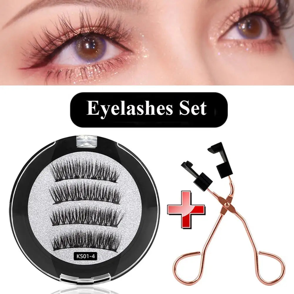 Reusable 3D Magnetic Mink Lashes – Easy Application, Bold Volume