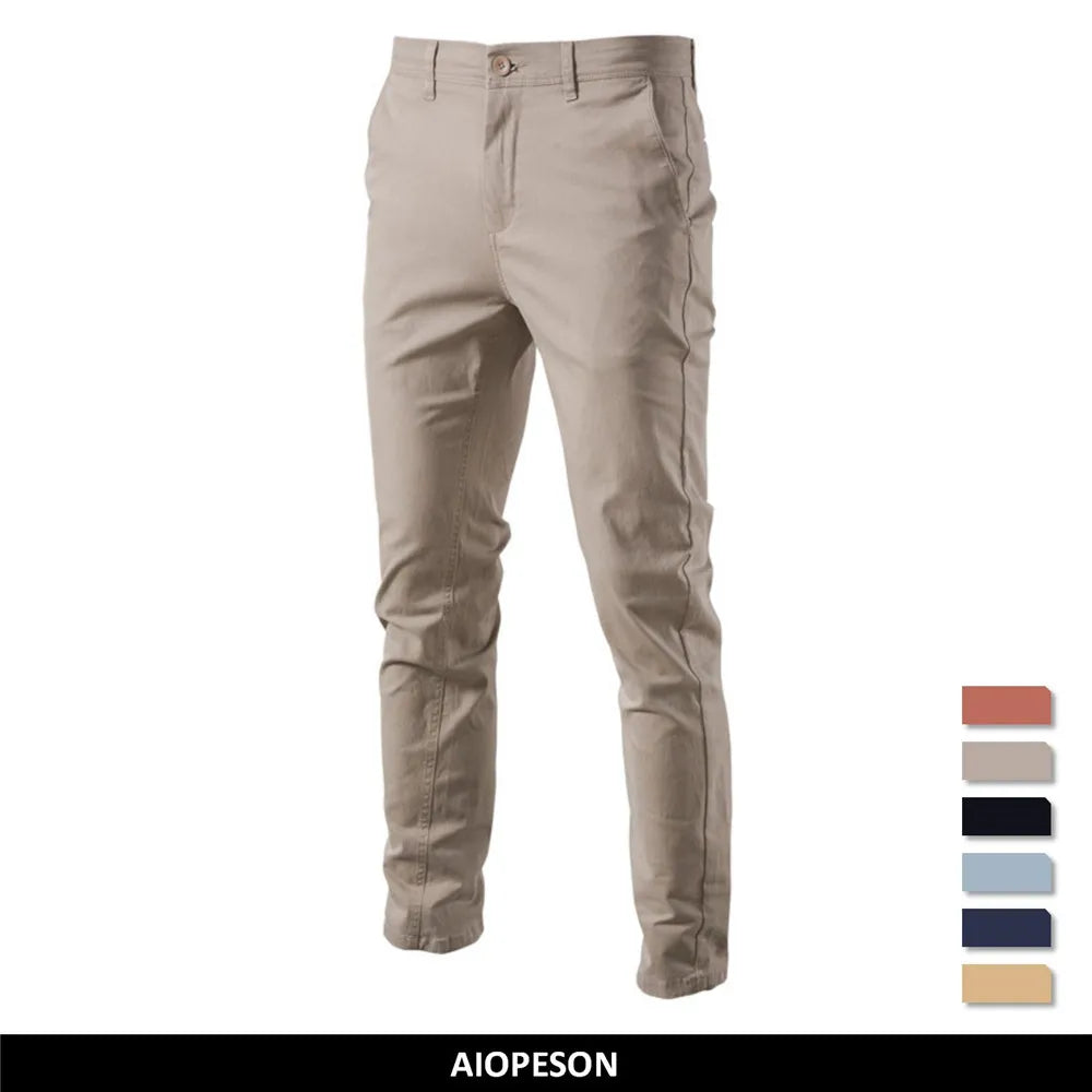 AIOPESON Casual Cotton Men’s Trousers