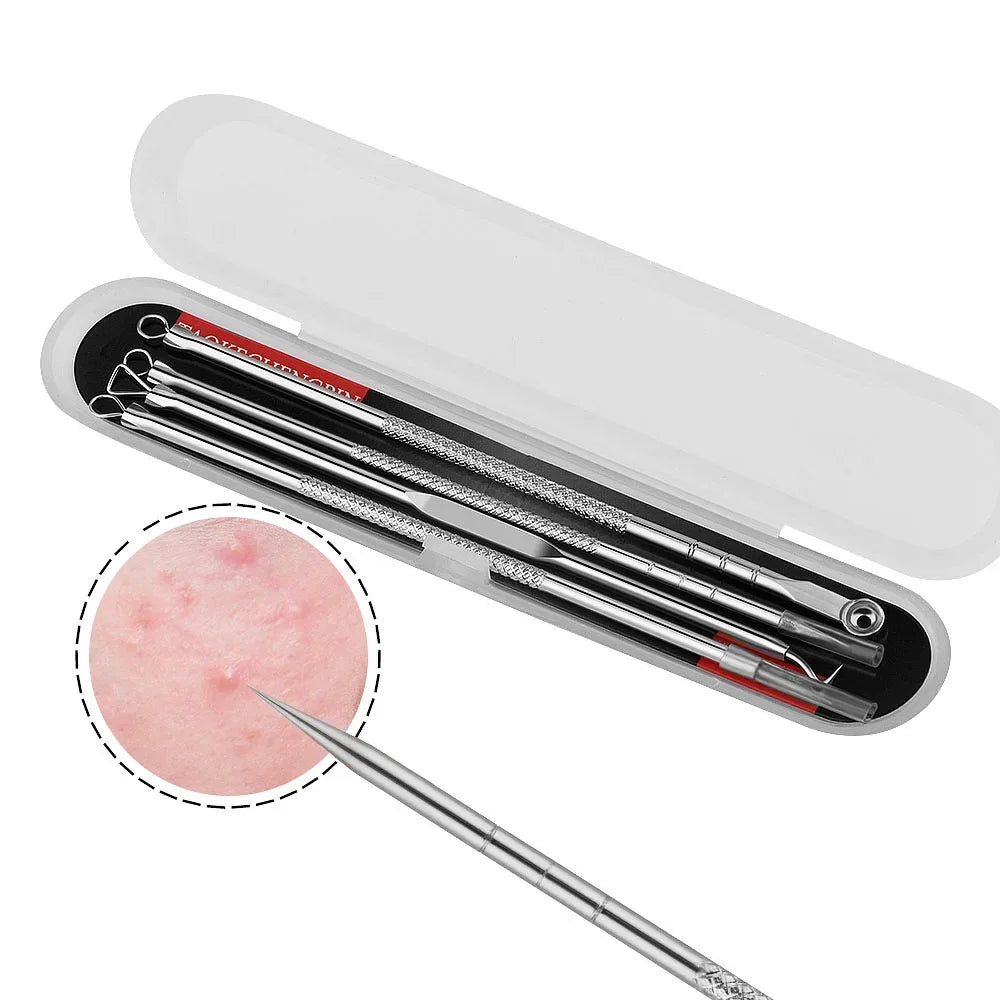 4-Piece Stainless Steel Blackhead