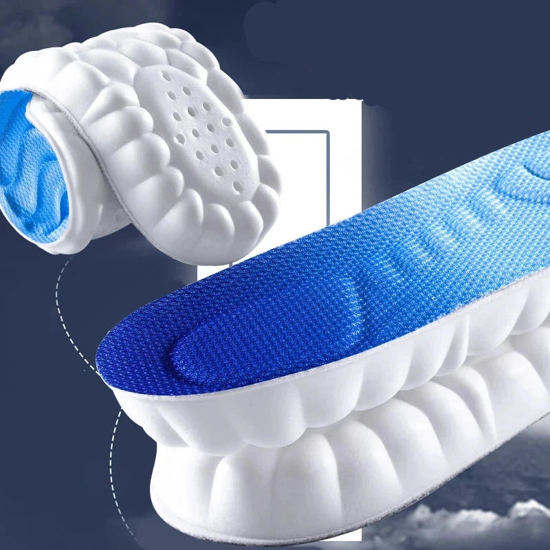 4D Cloud Technology Sports Insoles Breathable &amp; Shock Absorbing