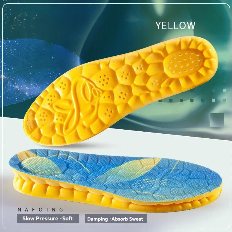 4D Cloud Technology Sports Insoles Breathable &amp; Shock Absorbing