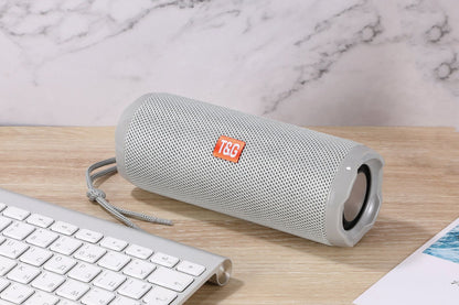 Fabric Portable Creative Wireless Bluetooth Speaker with Card Holder