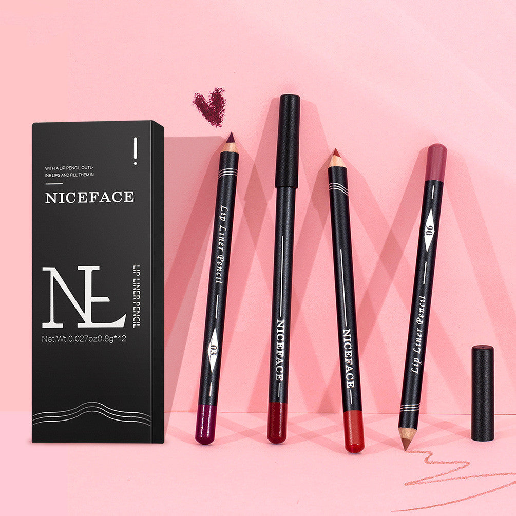 Fashionable Matte Finish Non-fading Lip Liner