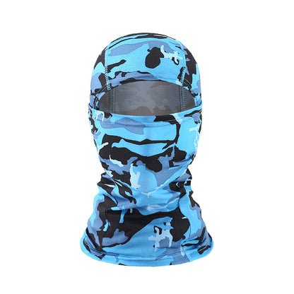 Outdoor Cycling Camouflage Hood Breathable Sun Protection Mask