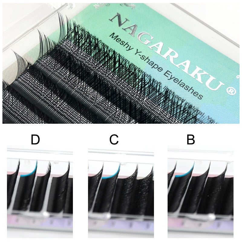 Thick Natural Mesh Woven Artificial Eyelashes