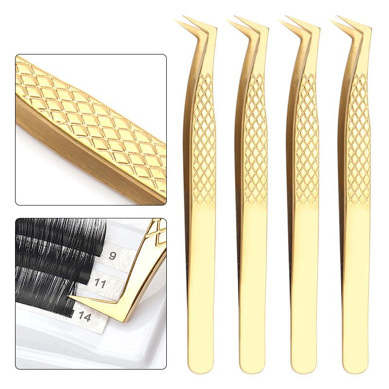 Curved Grafting Eyelash Tweezers