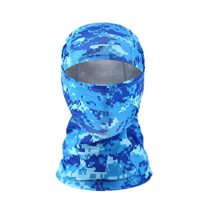 Outdoor Cycling Camouflage Hood Breathable Sun Protection Mask