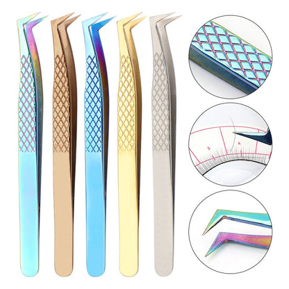 Curved Grafting Eyelash Tweezers