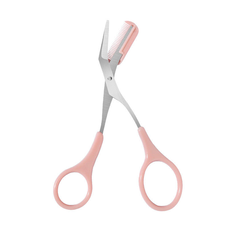 Precision Trimming Scissors – Portable Grooming for Brows &amp; Lashes