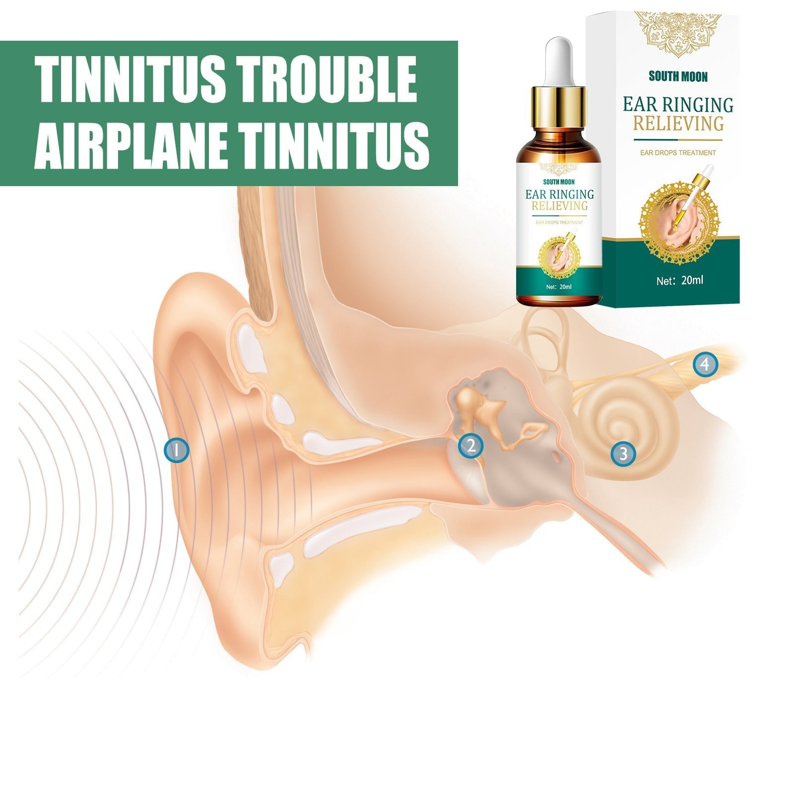 External Care Solution Tinnitus Ear Drops